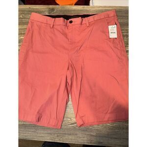 14th & Union Stretch Twill Chino Shorts Coral Faded. Size 36. Slim Fit. NWT. V